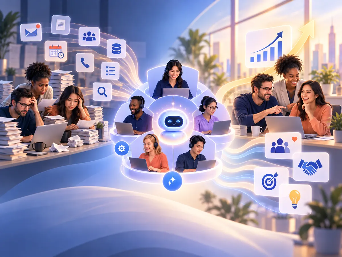 Connected people and delivery model.